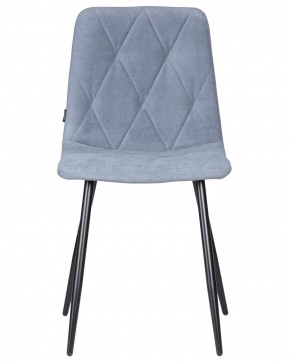Стул обеденный DOBRIN CHILLY ROMBO, Серо-голубой Simple 26, основание черное в Серове - serov.ok-mebel.com | фото 6