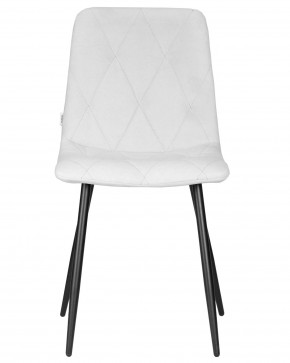 Стул обеденный DOBRIN CHILLY ROMBO, Светло-серый Simple 29, основание черный в Серове - serov.ok-mebel.com | фото 6