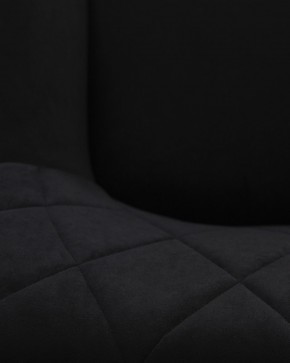 Стул обеденный DOBRIN ROBY, ЭМАЛЬ ЧЕРНЫЙ МУАР велюр Catania Black в Серове - serov.ok-mebel.com | фото 3