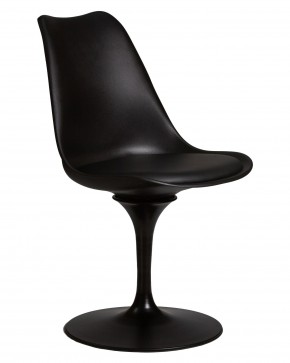 Стул обеденный DOBRIN TULIP, черное основание, цвет черный (B-03) в Серове - serov.ok-mebel.com | фото 2