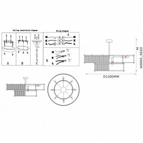 Светильник на штанге Imperiumloft RH Marais Round Chandelier 40,2668 в Серове - serov.ok-mebel.com | фото 11