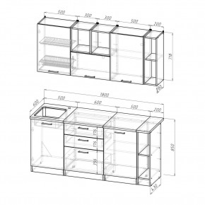 ТОМИЛЛА Кухонный гарнитур Макси 4 (1800 мм ) в Серове - serov.ok-mebel.com | фото 2