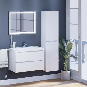Тумба под раковину Uperwood Tanos 80 см, подвесная, белая матовая в Серове - serov.ok-mebel.com | фото 11