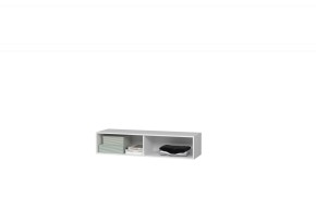 Тумба Подвесная 3 (белый/белый /белый лакобель) в Серове - serov.ok-mebel.com | фото 3