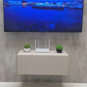 Тумба подвесная под ТВ LINES MTV1-MA 750 Бежевый (Леда-М 10.1.5) в Серове - serov.ok-mebel.com | фото 5