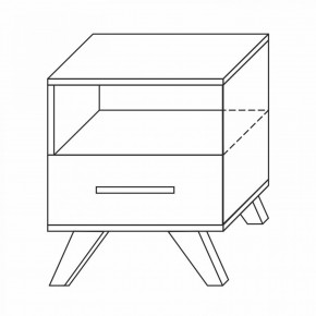 Тумба прикроватная Вега Скандинавия в Серове - serov.ok-mebel.com | фото 7