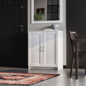 Тумба СИРИУС двухдверная, цвет белый в Серове - serov.ok-mebel.com | фото 4