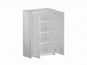 Тумба СИРИУС двухдверная высокая, цвет белый в Серове - serov.ok-mebel.com | фото 3