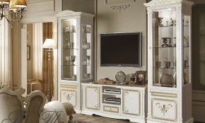 Тумба ТВ (11.301) Роза Талия (беж) в Серове - serov.ok-mebel.com | фото 2