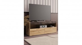 ВЕГАС Тумба ТВ (Дуб Вотан/Ателье темный​​​​​​​) в Серове - serov.ok-mebel.com | фото