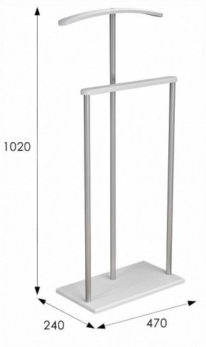 Вешалка для костюма Дэви 1 в Серове - serov.ok-mebel.com | фото 6