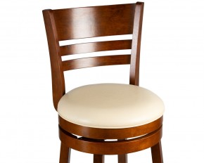 Вращающийся полубарный стул DOBRIN WILLIAM COUNTER, шоколад, кремовый в Серове - serov.ok-mebel.com | фото 7