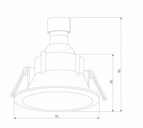 Встраиваемый светильник Elektrostandard Side 25059/01 в Серове - serov.ok-mebel.com | фото 6