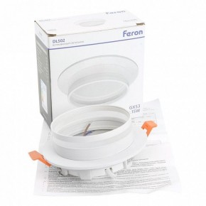 Встраиваемый светильник Feron DL502 51089 в Серове - serov.ok-mebel.com | фото 9