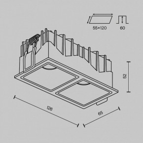 Встраиваемый светильник Maytoni Alfa LED DL043-02-10W3K-SQ-W-1 в Серове - serov.ok-mebel.com | фото 10