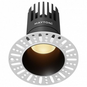 Встраиваемый светильник Maytoni Dip DL122-15W-2.7K-TRS-B в Серове - serov.ok-mebel.com | фото