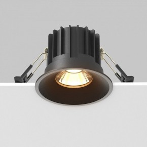 Встраиваемый светильник Maytoni Round DL058-12W2.7K-B в Серове - serov.ok-mebel.com | фото 4