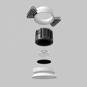 Встраиваемый светильник Maytoni Round DL058-12W2.7K-TRS-W в Серове - serov.ok-mebel.com | фото 5