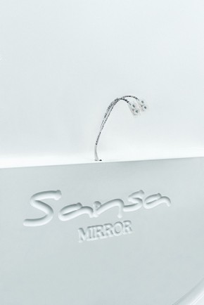Зеркало Gia 75 white с подсветкой Sansa (SGa1044Z) в Серове - serov.ok-mebel.com | фото 5