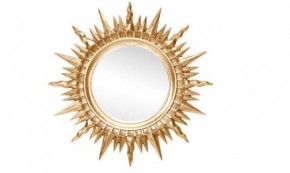 Зеркало круглое золото (1810(1) в Серове - serov.ok-mebel.com | фото