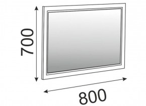 Зеркало в раме М15 Беатрис (дуб млечный) в Серове - serov.ok-mebel.com | фото 2